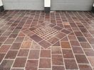 Porphyr Bodenplatten mit Muster